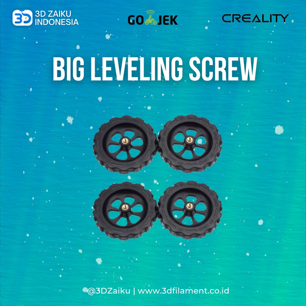 Original Creality 3D Printer Big Leveling Screw for Easier Calibration