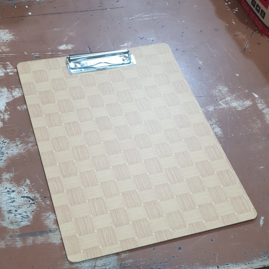 Papan Ujian Kayu Clipboard Folio F4 Papan Jalan