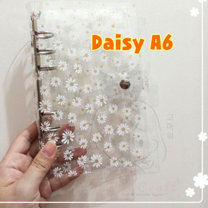 

BEST RATING LC Binder A6 DAISY Binder Motif Bunga Daisy (COVER ONLY) ✿ 859