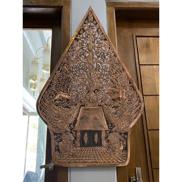 Gunungan wayang tembaga t75 cm