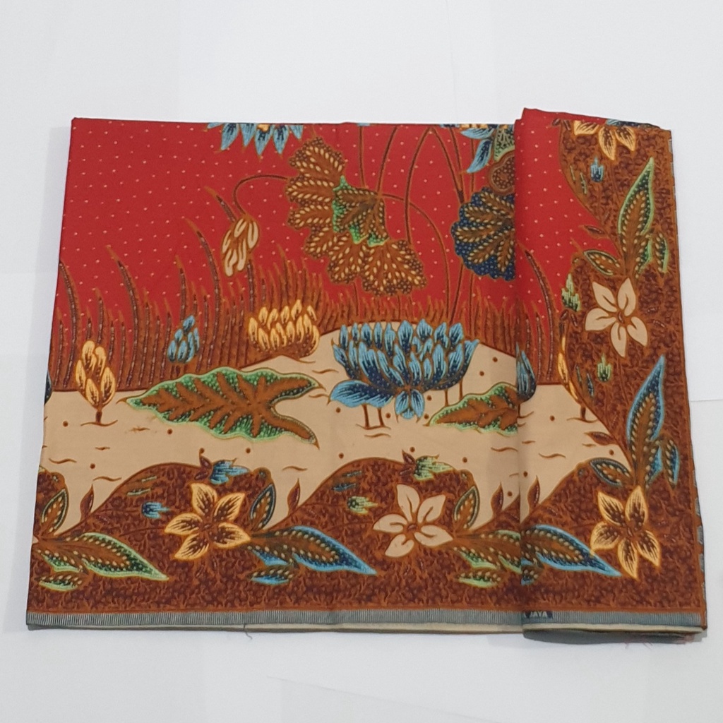 KAIN BATIK H SANTOSO UNGGUL JAYA JAWA INDAH 08 MERAH