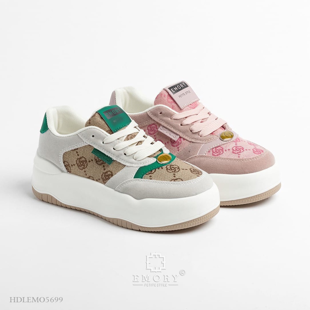 SB EMORY Dallyna Sepatu Wanita Sneakers Wedges Import HDLEMO5699.3B4