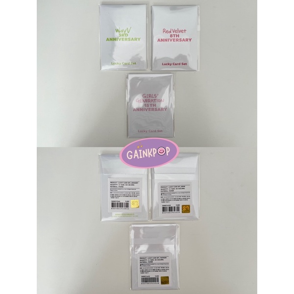 SNSD 15TH ANNIVERSARY MD / LUCKY CARD SET