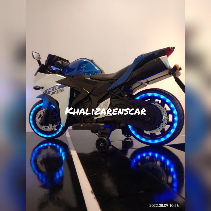Jual Mainan Motor Aki Exotic Yamade R3 Emt 2213 Ban Plastik | Shopee