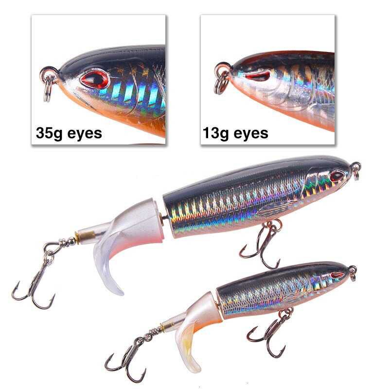 Umpan Pancing Minnow Lure Umpan Pancing Bentuk Ikan Long Minnow Lure Popper Lembut 13g