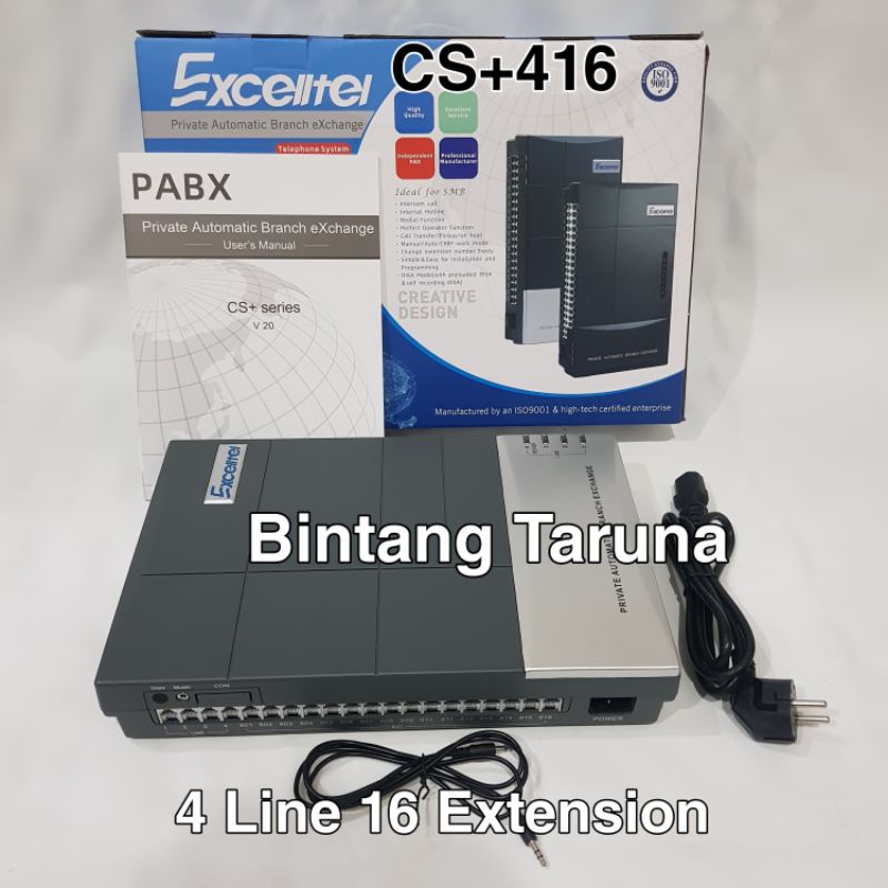 Pabx Excelltel CS+416 PABX EXCELLTEL CS416 Pabx 4 Line 16 Extension