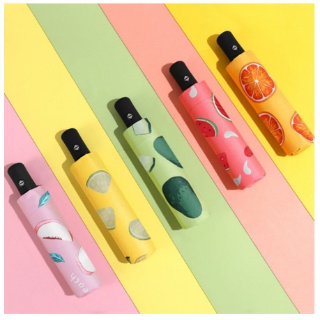 Payung Lipat Anti Sinar UV Protection Motif Buah