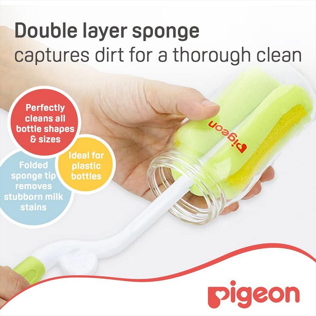 PIGEON Sponge Brush 2-way Spons Sikat Botol Bayi