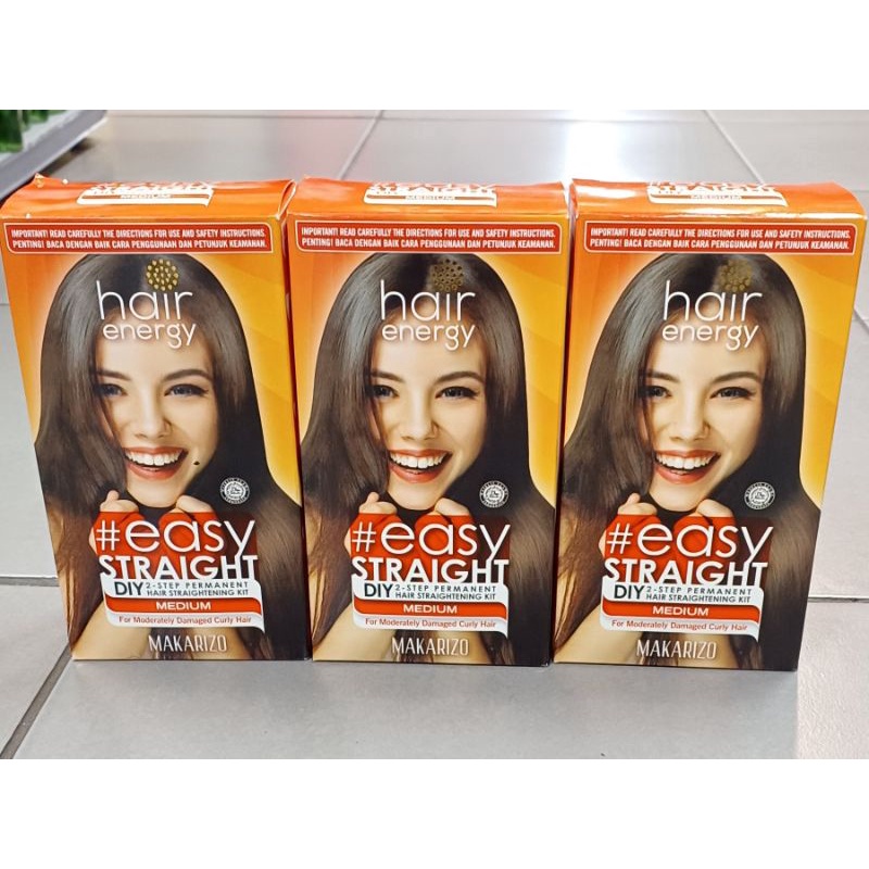 MAKARIZO HAIR ENERGI EASY STRAIGHT MEDIUM set box/pelurus rambut