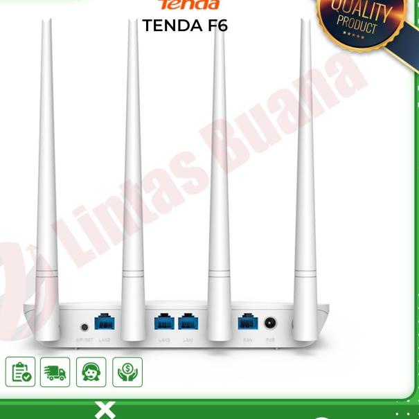 TENDA F6 Wireless N300 Router Tenda F6 Easy Setup Router 4 antena