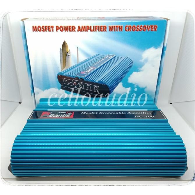 Power Amplifier Atlantis DC300 2 Channel DC 300 Audio Mobil