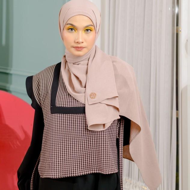 ZASKIA SUNGKAR YURA PASHMINA - DUSTY PURPLE