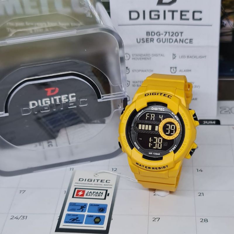 Jam Tangan Fashion Wanita Digital Digitec BDG 5120 Rubber Original