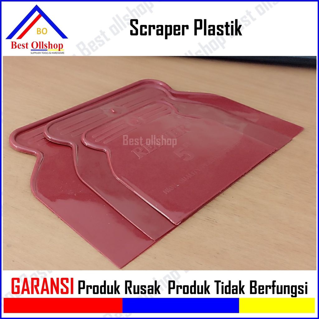 Kape Plastik Pvc Scrapper 5inch 7inch 9inch PVC / Kapi PVC 5&quot; / Kape PLASTIK 5&quot; 7&quot; 9&quot; inch / Scrapper Alat Plamir / Sekrap Skrap Pisau Dempul Murah