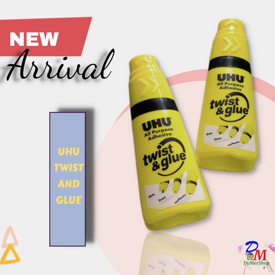 

Lem perekat UHU all purpose adhesive TWIST AND GLUE 35ML