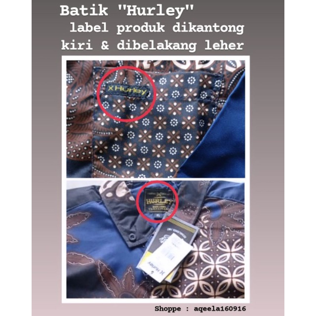 Kemeja batik pria | baju hem batik lengan panjang | batik laki laki Pekalongan