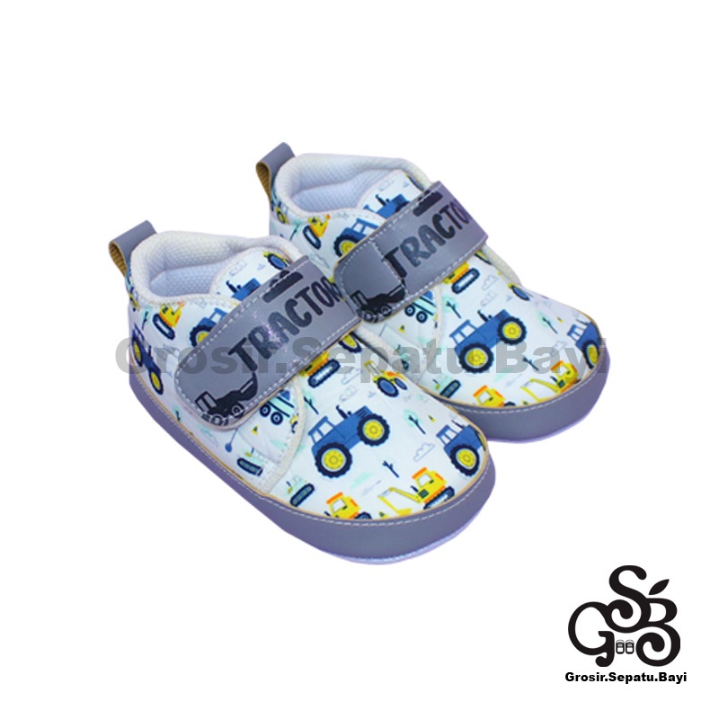 sepatu bayi baby shoes prewalker laki laki perempuan umur 2 - 12 bulan model TRUCKTOR ringan &amp; fleksibel