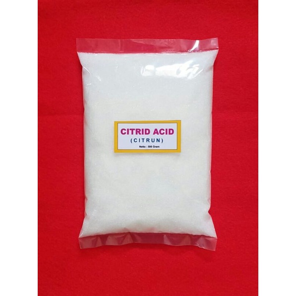 Citrid Acid / Citric Acid / Citrun 500 Gr Food Grade