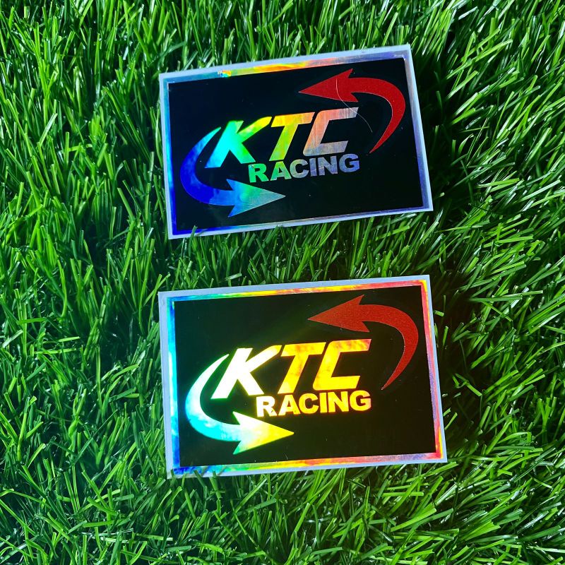 Sticker ktc racing 1pcs Cuting Stiker KTC