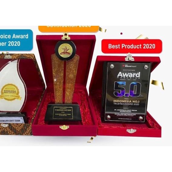 Cat Plafon Nucolour ceiling 5 kg - cat gipsum putih