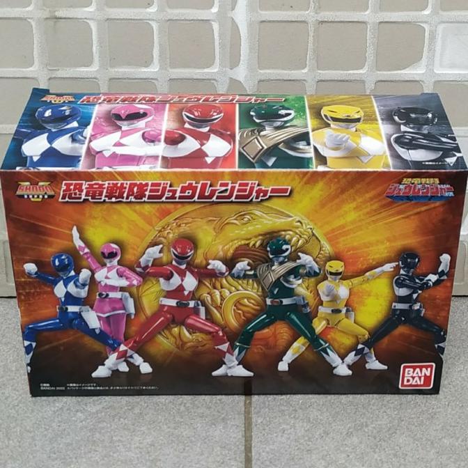 BANDAI SHODO MIGHTY MORPHIN POWER RANGERS MMPR ZYURANGER SHO-DO SET 6
