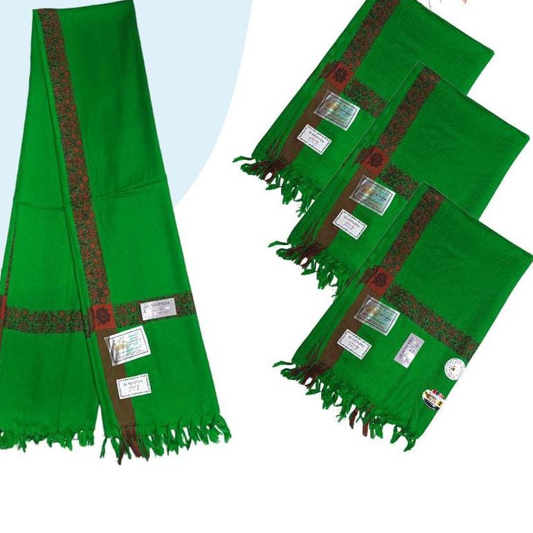 Sorban kashmiri hijau al shafeda/Shawl kashmiri hijau al shafeda 845F