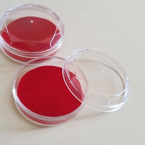 

(Isi 12) Kotak / Box / Tempat Plastik Bulat 6cm Aksesoris Bros Rosario