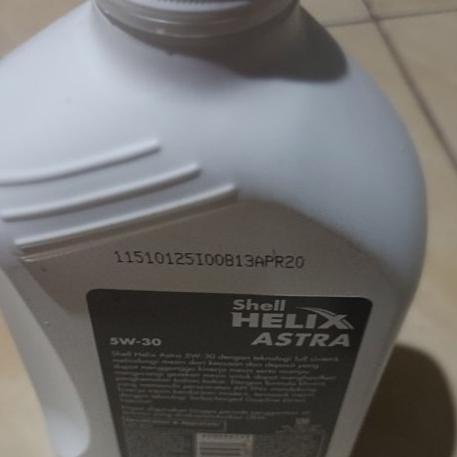 OLI Shell Helix Astra 5W-30 API SN +