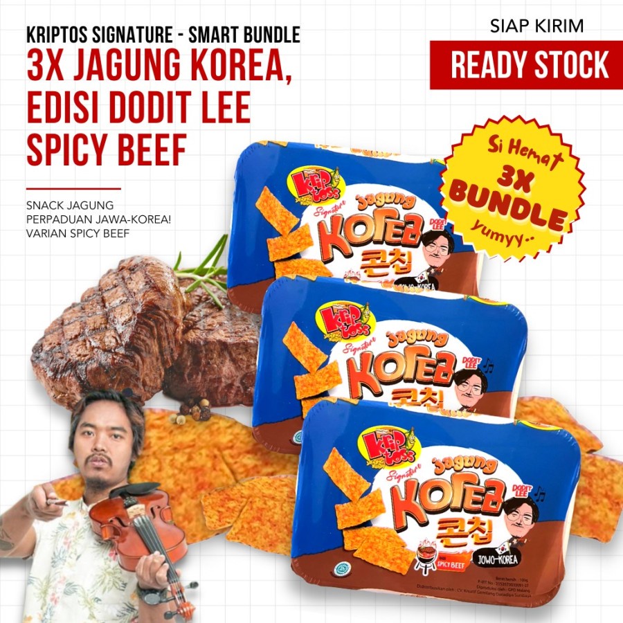 Kriptoss Signature - Jagung Korea Dodit Lee (Smart Bundle 3) - Promo