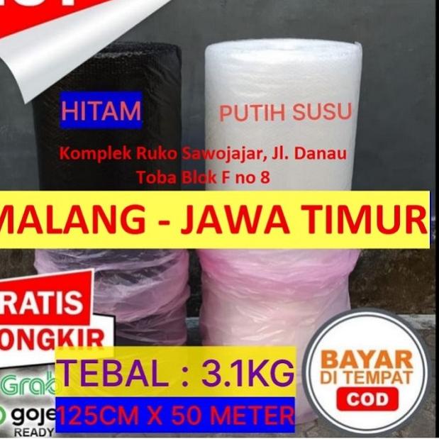 

Bubble Wrap Roll - HITAM 2KG