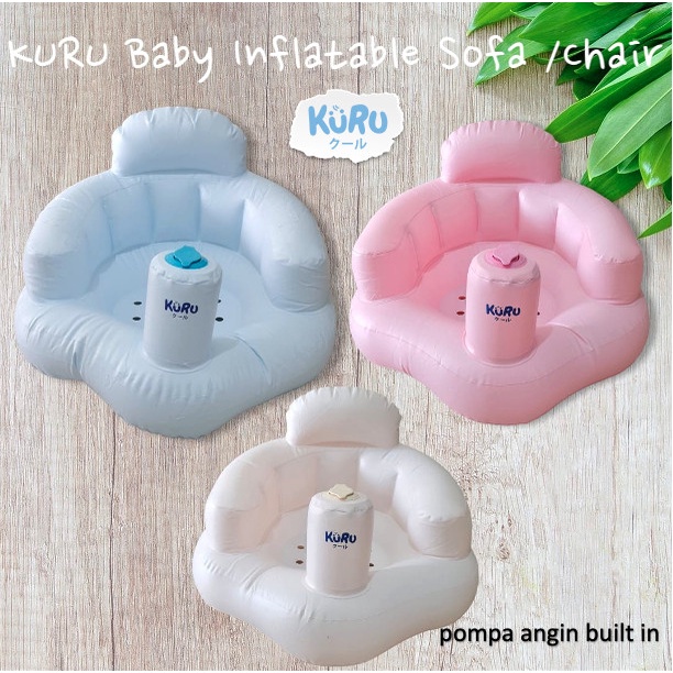 KURU BC01 Inflatable Baby Chair | Kursi Sofa Angin Bayi Tiup Pompa