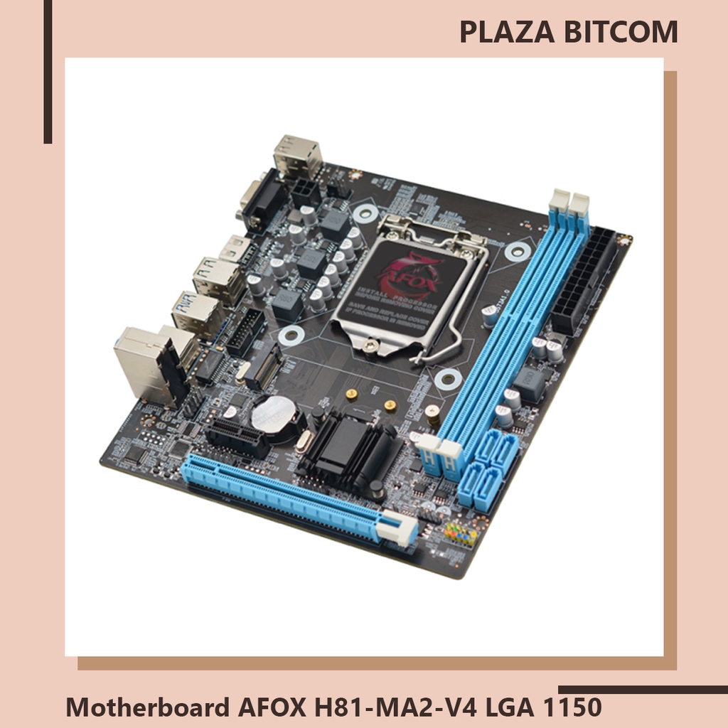 Motherboard AFOX H81-MA2-V4 LGA 1150 | BITCOM PLAZA