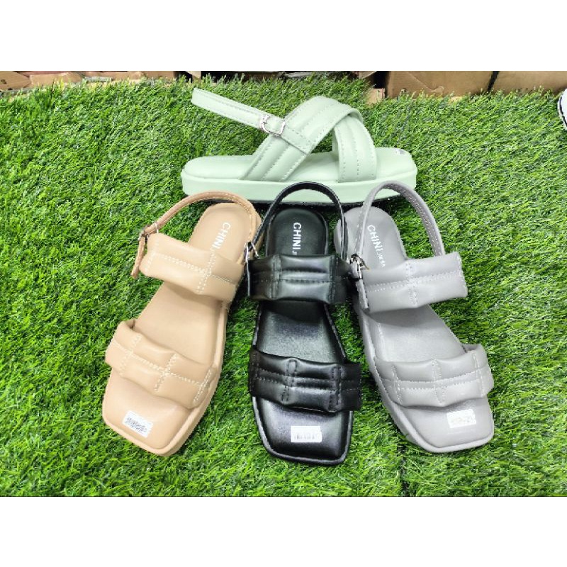 Sandal spon tali wanita/ impor / sandal tali/sandal wanita/Korea style