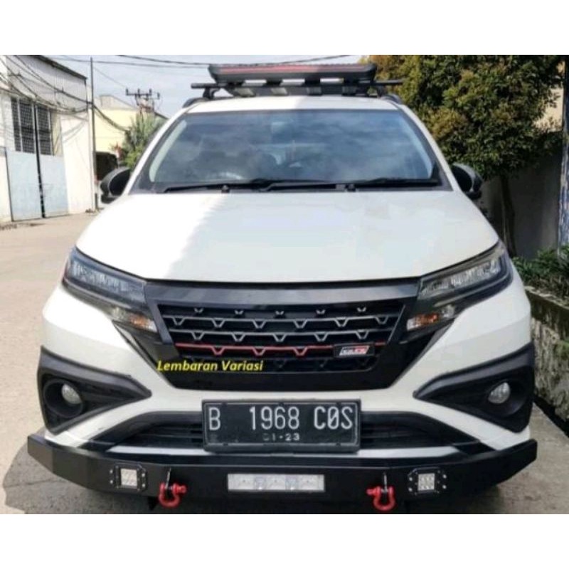 grill grille bumper depan toyota all new rush 2018 sampai 2022 hitam gr sport 2021 2019 2020