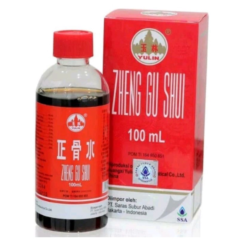 Zheng Gu Shui - Obat gosok Keseleo dan Patah Tulang 30ml 60ml 100ml