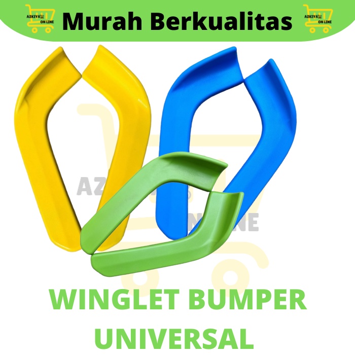 Winglet Lips Bumper Depan Universal Warna Berkualitas Winglet Mobil Depan Warna