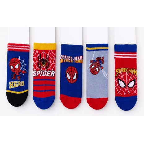 ELFYDO KS25 Kaos Kaki Anak Laki Laki Spiderman