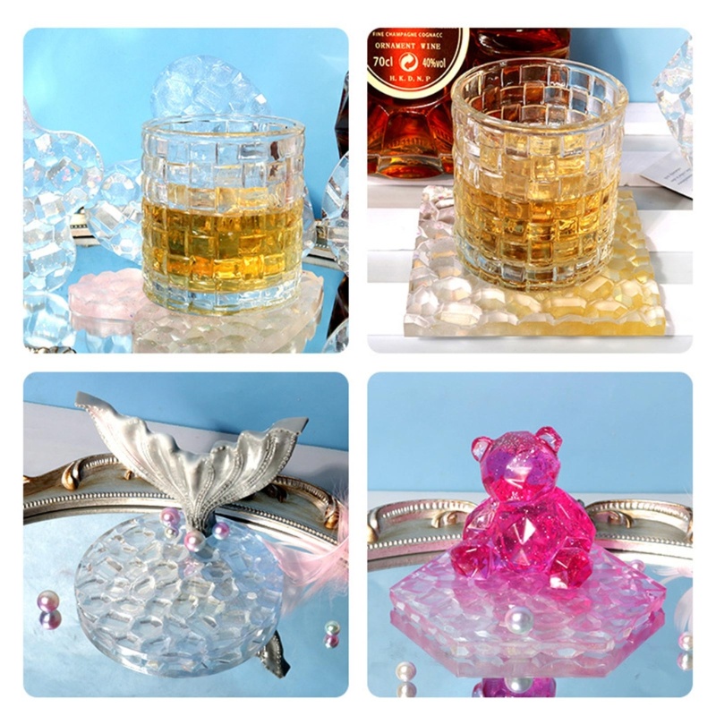 Siy Cetakan Resin Bahan Silikon Untuk Membuat Tatakan Gelas