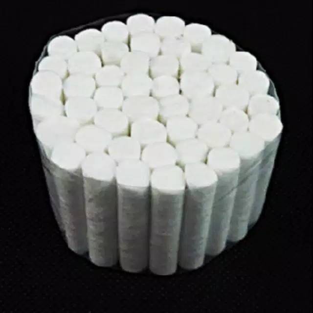 Dental cotton roll 38mm x 8mm/  kapas gulung gigi coton rol isi 50roll/Eceran