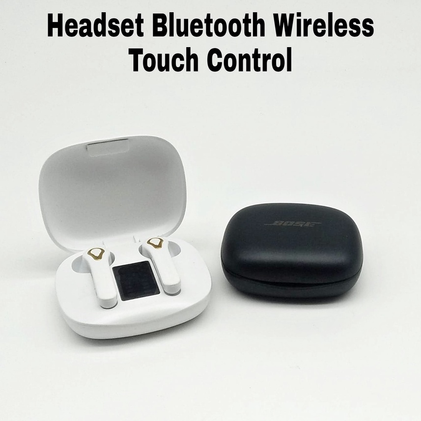 HEADSET / EARBUDS BLUETOOTH V16 WITH TOUCH CONTROL MEGA BASS