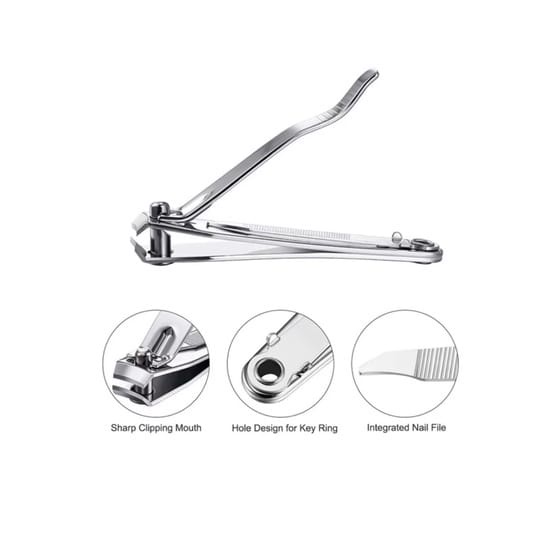 Gunting Kuku 8cm tangan kaki besi besar stainless steel