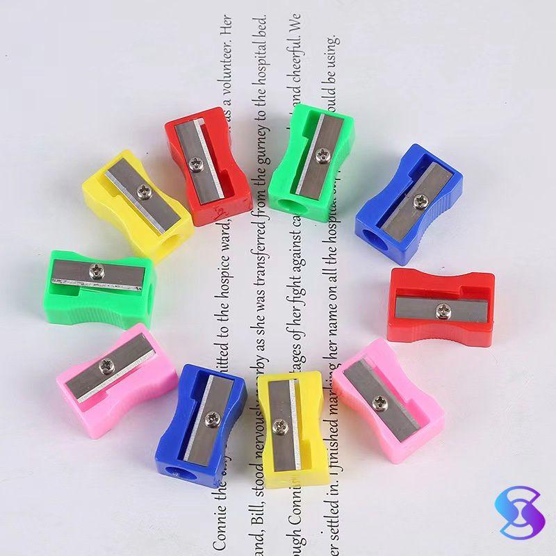 

5pcs Rautan pensil, ongotan warna warni murmer perlengkapan sekolah