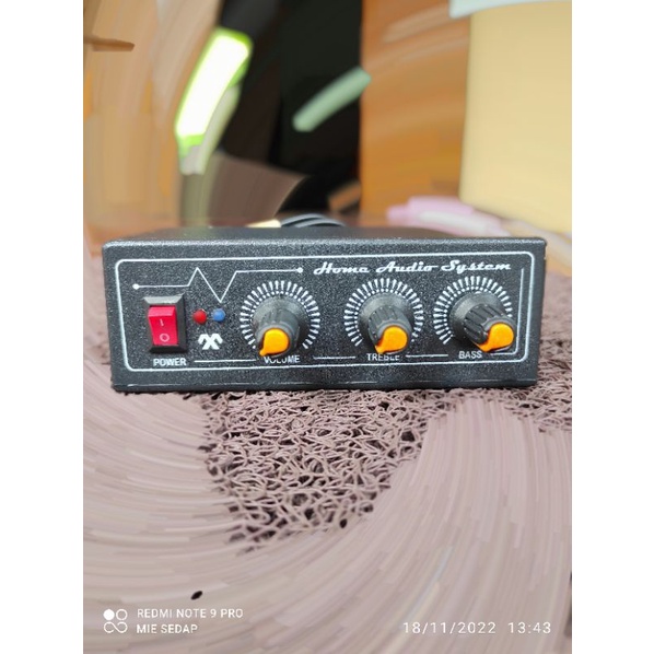 AMPLI MINI bluetooth 5 VOLT ( bass, treble, volume)