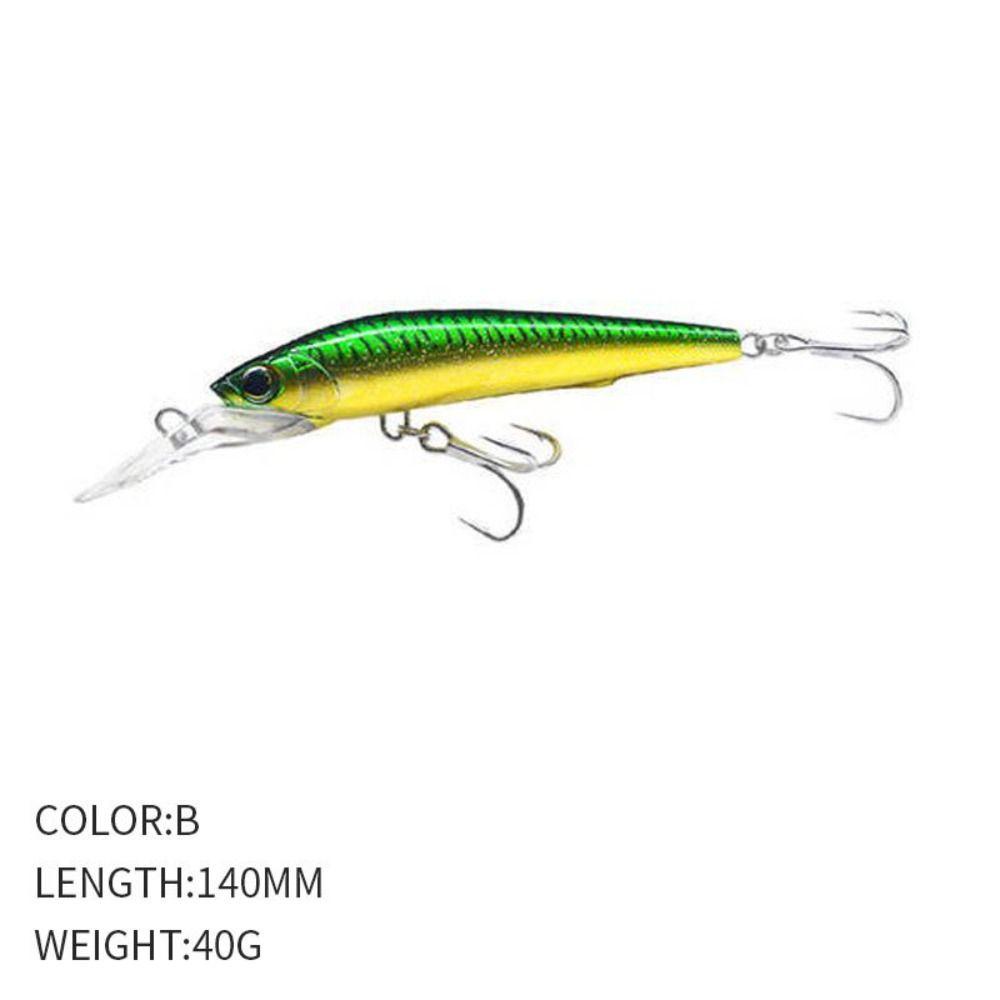 Umpan Ikan Kecil Tenggelam TOP Multicolor Crankbaits Tackle Striped bass Minnow Lures