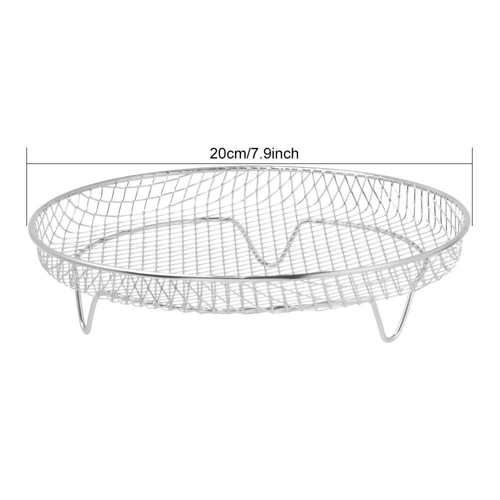 Solighter 3Pcs Air Fryer Rak Peralatan Masak Berkualitas Tinggi Cocok Semua Air Fryer Three Stackable
