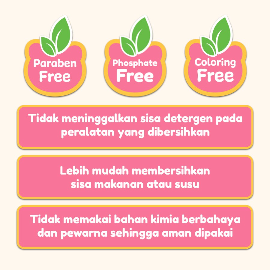 Bagus Pipi Bottle Nipple &amp; Accessories Cleanser Botol 400 ml