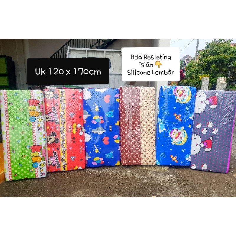 kasur Busa lipat | kasur lantai karakter 120 x 170cm isian dacron lembaran