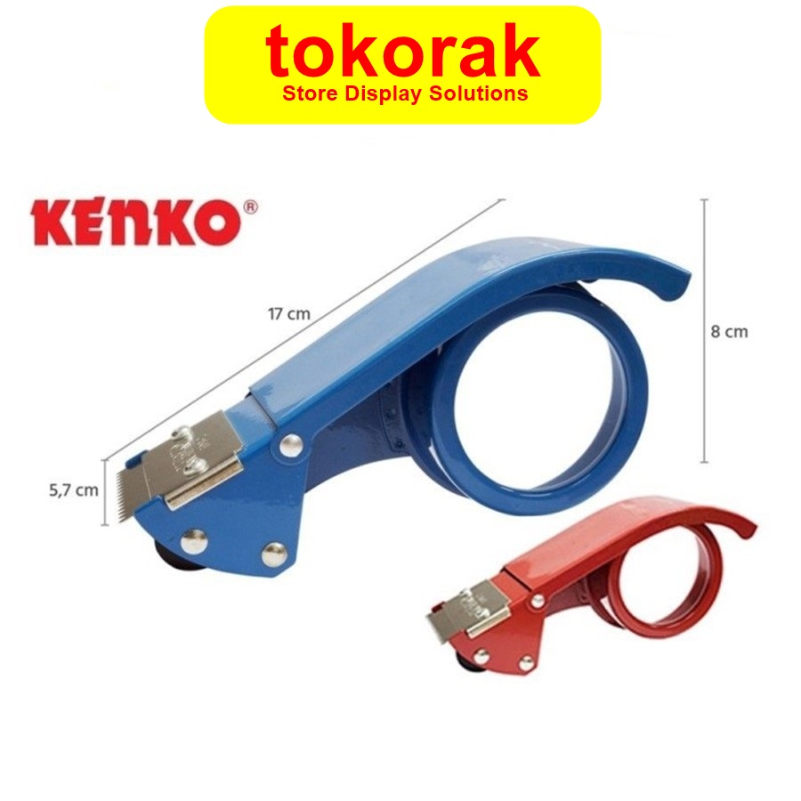 HANDY TAPE DISPENSER TDB-2 KENKO ALAT PEMOTONG LAKBAN 2 INCH BESI