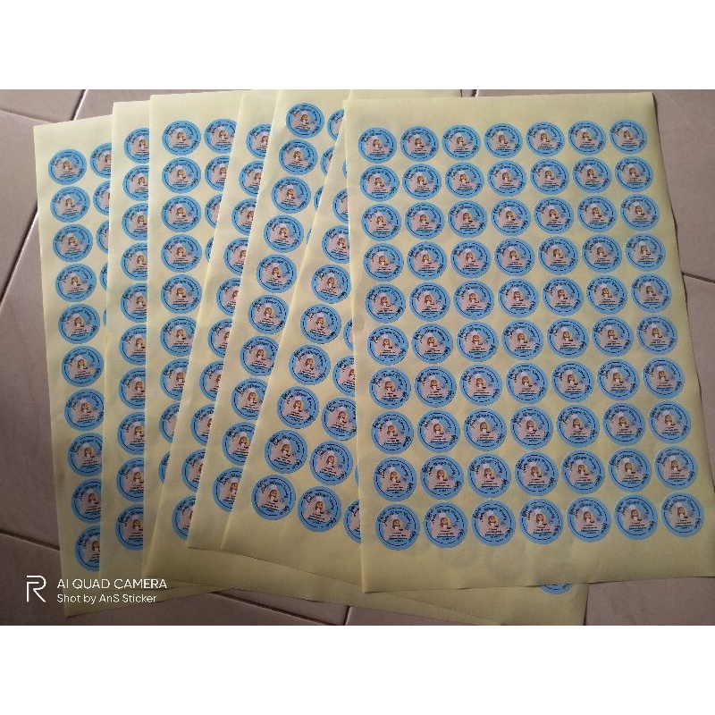 

Stiker Pesanan Label Food