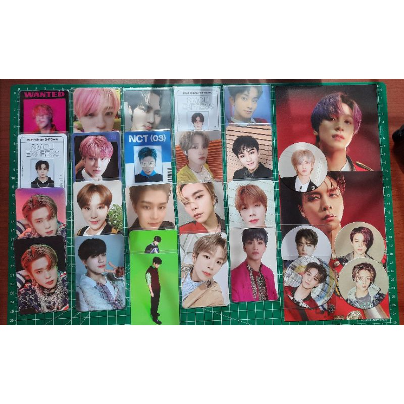 NCT Photocards - Jeno (Reload, Yizhiyu, Selimut), Jaehyun (Make a Wish), Kun (SMCU Express), Mark (I